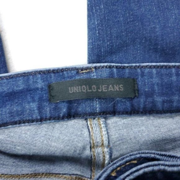 UNiQLO Stretch Jeans Womens Size 10 26x30 Measured Blue - Picture 5 of 10